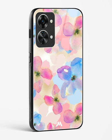 Watercolour Daisies Glass Case Phone Cover (OnePlus)