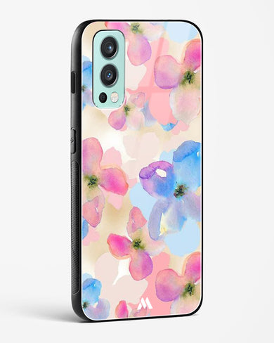 Watercolour Daisies Glass Case Phone Cover (OnePlus)