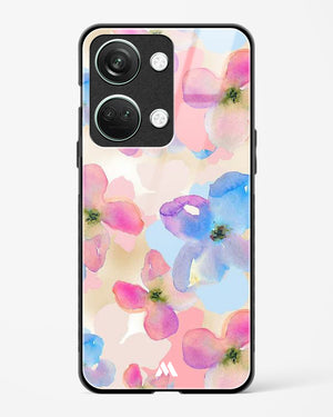Watercolour Daisies Glass Case Phone Cover (OnePlus)