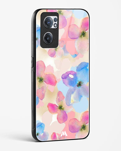 Watercolour Daisies Glass Case Phone Cover (OnePlus)