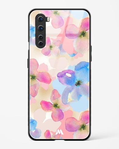 Watercolour Daisies Glass Case Phone Cover (OnePlus)