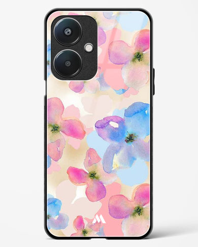 Watercolour Daisies Glass Case Phone Cover (Oppo)