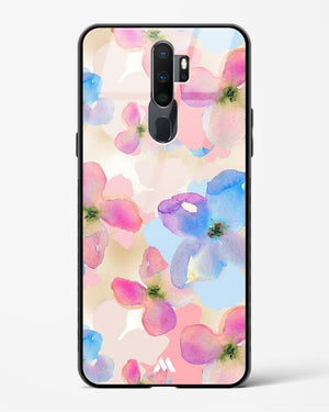 Watercolour Daisies Glass Case Phone Cover (Oppo)