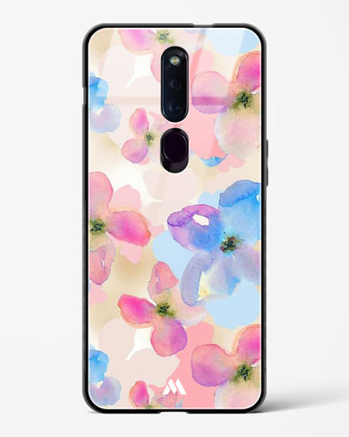 Watercolour Daisies Glass Case Phone Cover (Oppo)