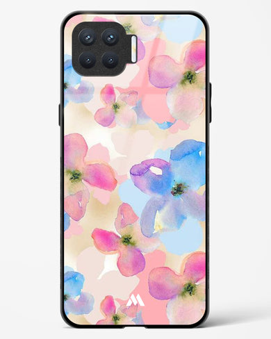 Watercolour Daisies Glass Case Phone Cover (Oppo)