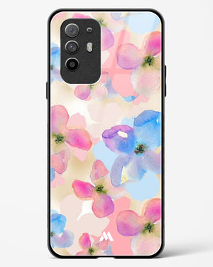 Watercolour Daisies Glass Case Phone Cover (Oppo)