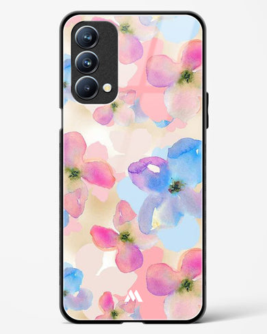 Watercolour Daisies Glass Case Phone Cover (Oppo)