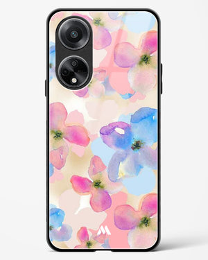 Watercolour Daisies Glass Case Phone Cover (Oppo)