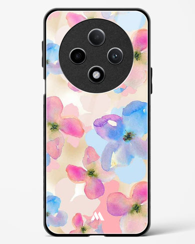 Watercolour Daisies Glass Case Phone Cover (Oppo)