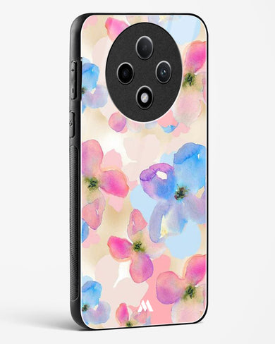 Watercolour Daisies Glass Case Phone Cover (Oppo)