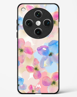 Watercolour Daisies Glass Case Phone Cover (Oppo)