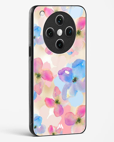 Watercolour Daisies Glass Case Phone Cover (Oppo)