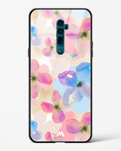 Watercolour Daisies Glass Case Phone Cover (Oppo)