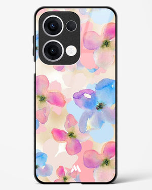 Watercolour Daisies Glass Case Phone Cover (Oppo)