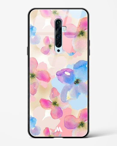 Watercolour Daisies Glass Case Phone Cover (Oppo)