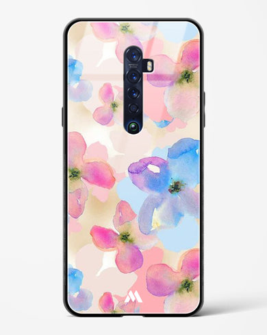 Watercolour Daisies Glass Case Phone Cover (Oppo)