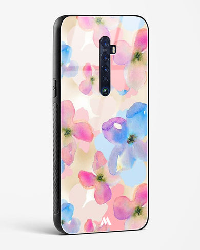 Watercolour Daisies Glass Case Phone Cover (Oppo)