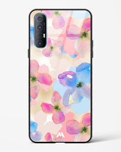 Watercolour Daisies Glass Case Phone Cover (Oppo)