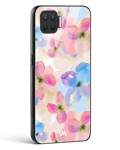 Watercolour Daisies Glass Case Phone Cover (Oppo)