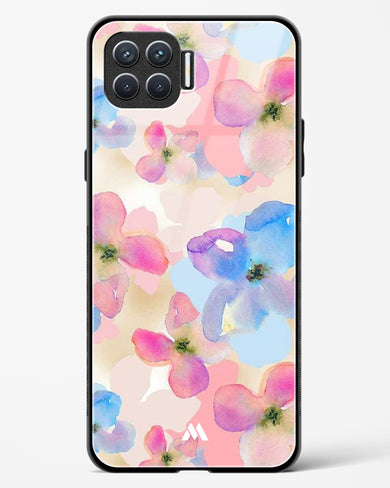 Watercolour Daisies Glass Case Phone Cover (Oppo)