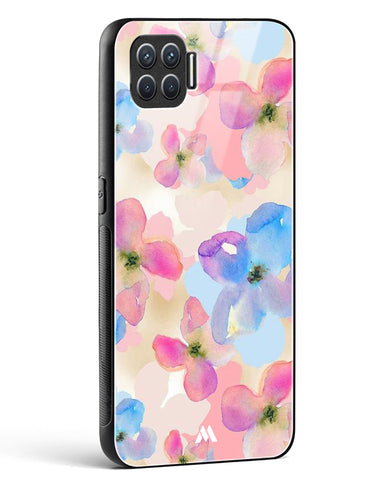 Watercolour Daisies Glass Case Phone Cover (Oppo)