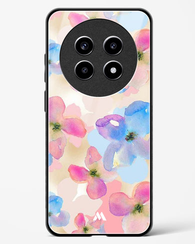 Watercolour Daisies Glass Case Phone Cover (Realme)