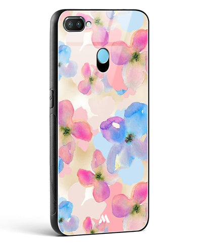 Watercolour Daisies Glass Case Phone Cover (Realme)