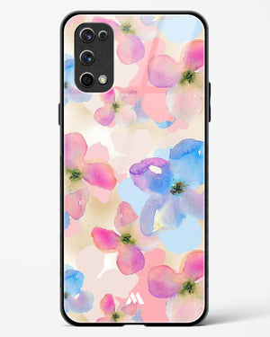 Watercolour Daisies Glass Case Phone Cover-(Realme)