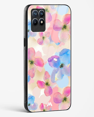 Watercolour Daisies Glass Case Phone Cover (Realme)