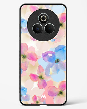 Watercolour Daisies Glass Case Phone Cover (Realme)