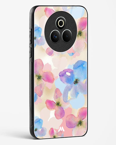 Watercolour Daisies Glass Case Phone Cover (Realme)