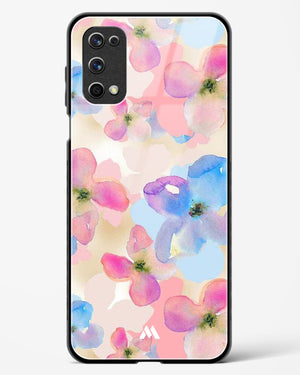 Watercolour Daisies Glass Case Phone Cover (Realme)