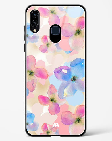 Watercolour Daisies Glass Case Phone Cover-(Samsung)