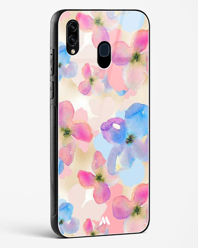 Watercolour Daisies Glass Case Phone Cover-(Samsung)