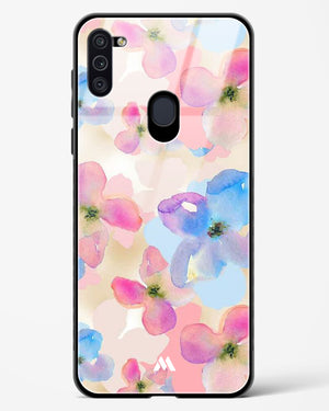 Watercolour Daisies Glass Case Phone Cover-(Samsung)