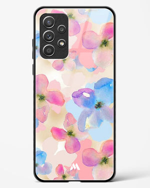Watercolour Daisies Glass Case Phone Cover-(Samsung)
