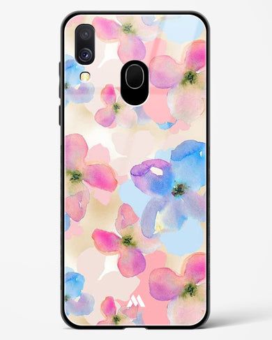 Watercolour Daisies Glass Case Phone Cover-(Samsung)