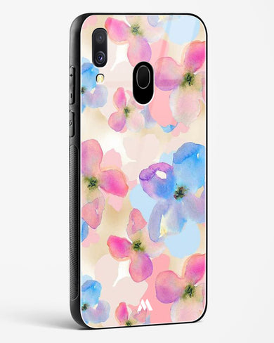 Watercolour Daisies Glass Case Phone Cover-(Samsung)