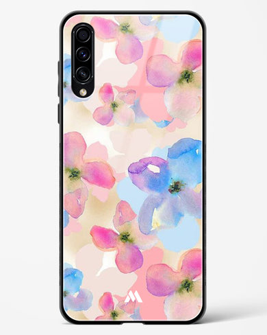 Watercolour Daisies Glass Case Phone Cover-(Samsung)