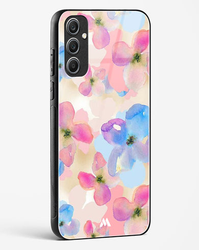 Watercolour Daisies Glass Case Phone Cover (Samsung)