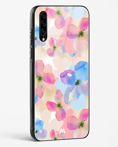 Watercolour Daisies Glass Case Phone Cover-(Samsung)