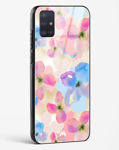 Watercolour Daisies Glass Case Phone Cover-(Samsung)