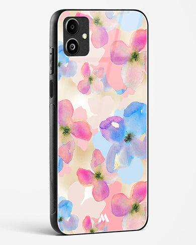 Watercolour Daisies Glass Case Phone Cover-(Samsung)