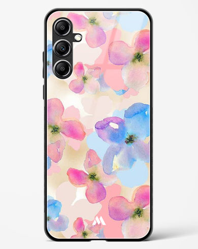 Watercolour Daisies Glass Case Phone Cover-(Samsung)