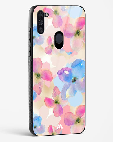 Watercolour Daisies Glass Case Phone Cover (Samsung)