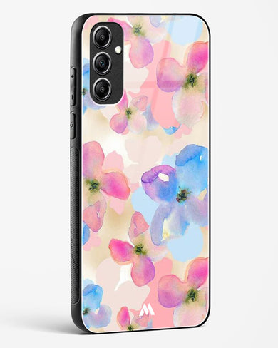 Watercolour Daisies Glass Case Phone Cover (Samsung)