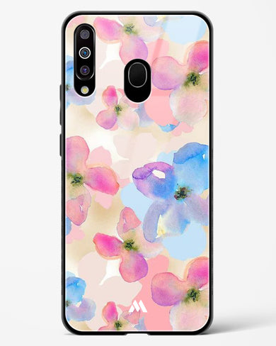 Watercolour Daisies Glass Case Phone Cover-(Samsung)