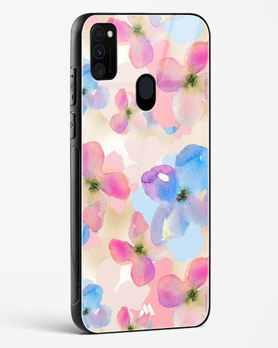 Watercolour Daisies Glass Case Phone Cover (Samsung)