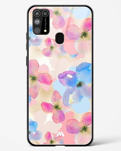 Watercolour Daisies Glass Case Phone Cover-(Samsung)