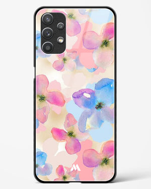 Watercolour Daisies Glass Case Phone Cover-(Samsung)